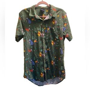 Disney Men’s Forest Green Winnie The Pooh Shirt